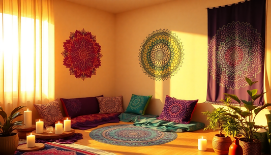 Elevate Your Space: Infusing Spiritual Serenity with Mandala Designs